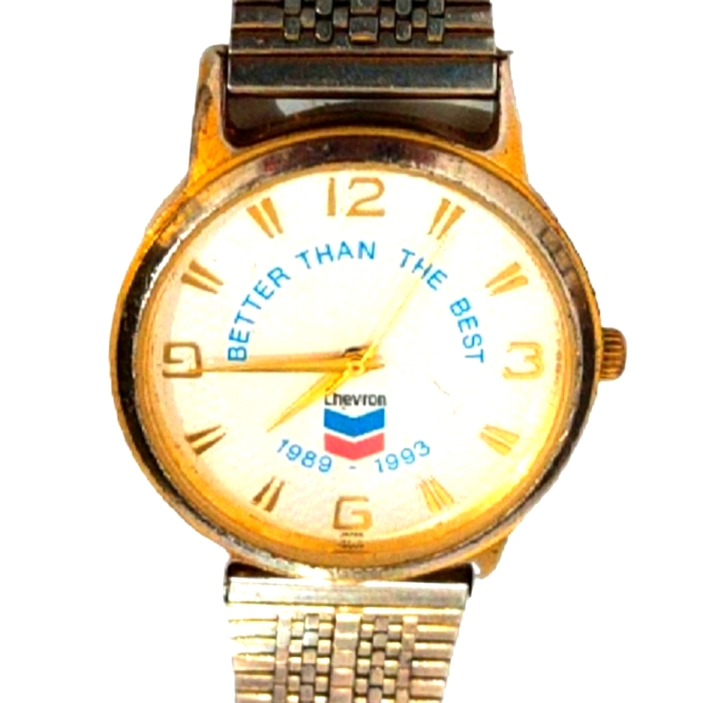 Vintage Perry Ellis Chevron Quartz Watch